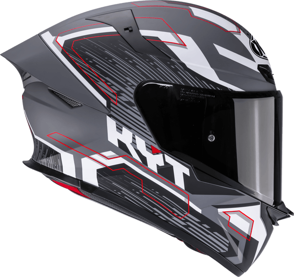KYT TT-Revo full-face helmet in Speeding Matt Grey finish, part Y6TR0052