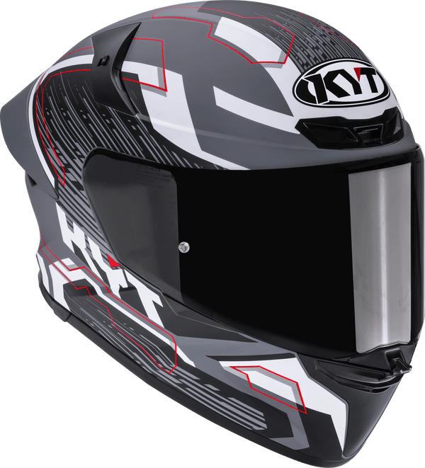 KYT TT-Revo full-face helmet in Speeding Matt Grey finish, part Y6TR0052