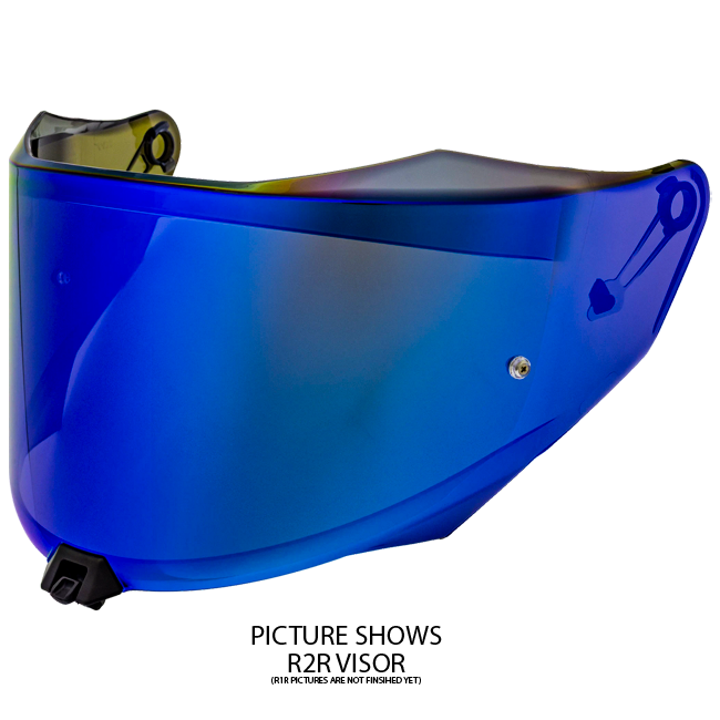 KYT R1R visor iridium blue mirrored YAR10VB0
