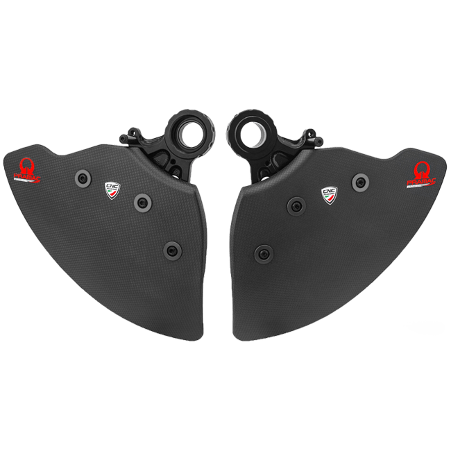 CNC Racing GP Air Ducts Evo Pramac Racing carbon brake caliper cooling ducts for Ducati Panigale V2 955