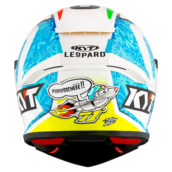 KYT R2R full-face helmet Max Version Dennis Foggia Replica Misano 2021 livery