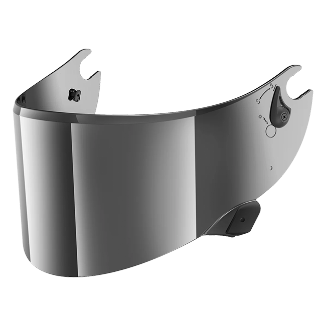 Shark chrome mirror visor for Aeron and Aeron GP helmets