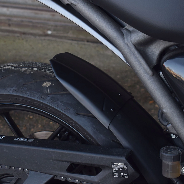 Puig Rear Fender Extension for Triumph Speed 400 (2024–2025) – Matt black (am Motorrad)