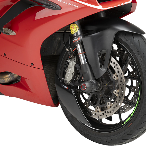 Puig Aero Wheel Deflector for Ducati Panigale V2 (2020–2024) – Black (am Motorrad)