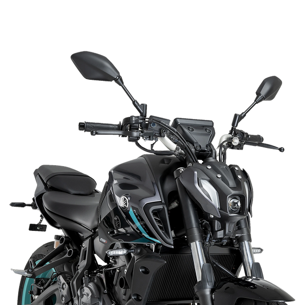 Puig D12 Aerodynamic Spoilers for Yamaha MT-07 (2021–2024) – Black (am Motorrad)