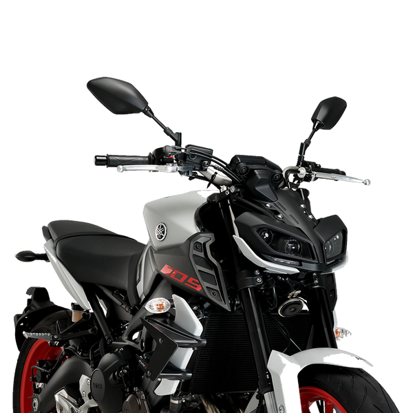 Puig Naked Side Spoilers for Yamaha MT-09 / SP (2017–2020) – Black (am Motorrad)