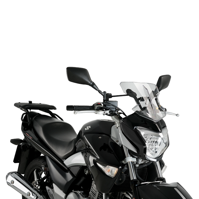 Puig Flanker Windscreen for Suzuki Inazuma (2015–2016) – Clear (am Motorrad)