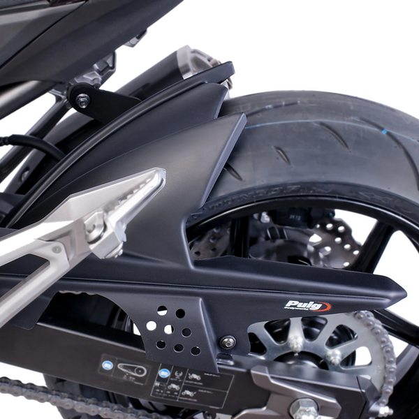 Puig Rear Fender for Kawasaki Z800E (2015–2016) – Matt black (am Motorrad)