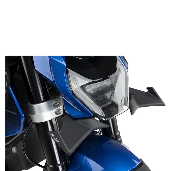 Puig Naked Frontal Spoilers for BMW R1300R (2025–2026) – Matt black (am Motorrad)