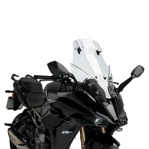 Puig Touring Windscreen with Visor for Suzuki GSX-S1000GT (2022–2026) – Clear (am Motorrad)