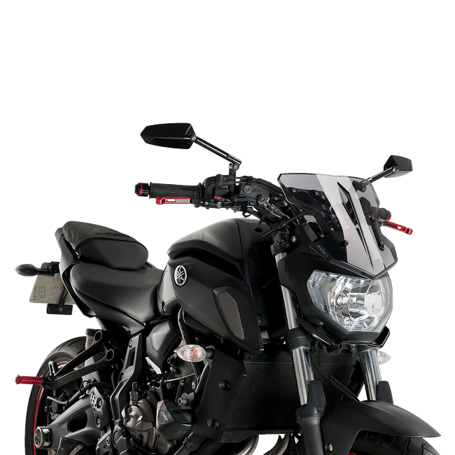 Puig Flanker Windscreen for Yamaha MT-07 Pure (2023–2024) – Smoke (am Motorrad)