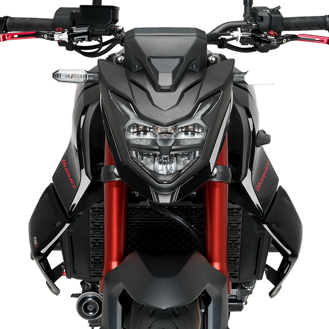 Puig Naked Side Spoilers for Honda CB750 Hornet (2023–2024) – Black (am Motorrad)