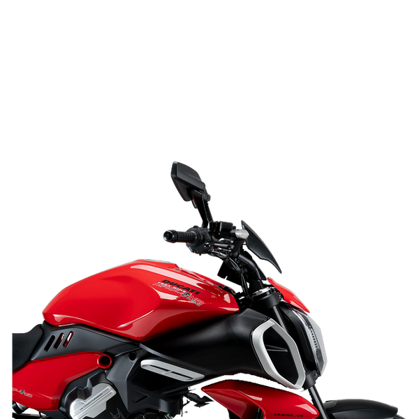 Puig New Generation Sport Plus Windscreen for Ducati Diavel V4 (2024–2026) – Matt black (am Motorrad)
