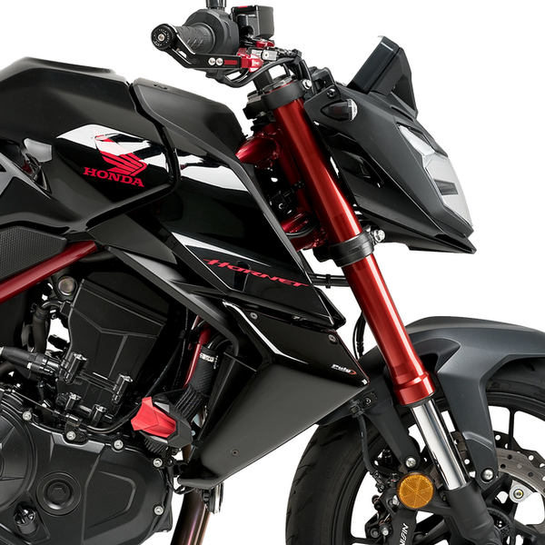 Puig Naked Side Spoilers for Honda CB750 Hornet (2023–2024) – Black (am Motorrad)