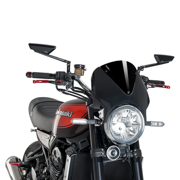 Puig Vision Windscreen for Kawasaki Z900RS / SE (2018–2026) – Black (am Motorrad)