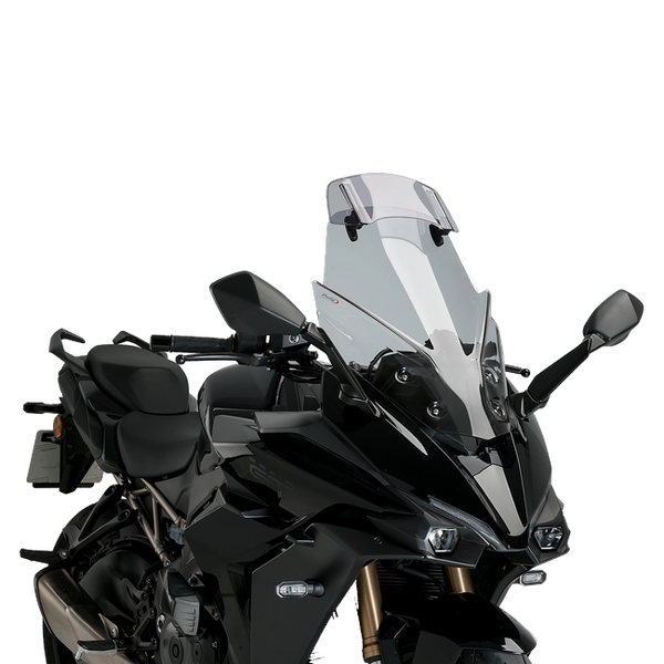 Puig Touring Windscreen with Visor for Suzuki GSX-S1000GT (2022–2026) – Smoke (am Motorrad)