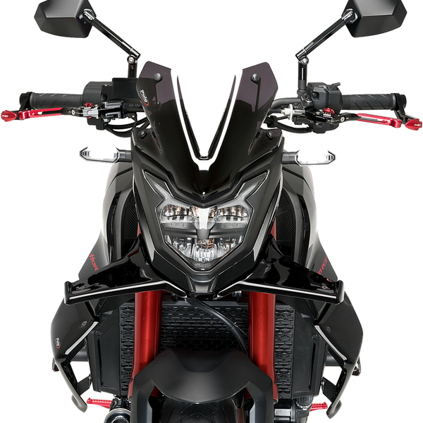 Puig Naked Side Spoilers for Honda CB750 Hornet (2023–2024) – Black (am Motorrad)