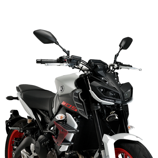 Puig Naked Side Spoilers for Yamaha MT-09 / SP (2017–2020) – Red (am Motorrad)