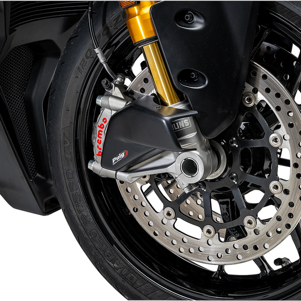 Puig Brake Cooling Air Duct for Ducati Panigale V2 S (2025–2026) – Matt black (am Motorrad)