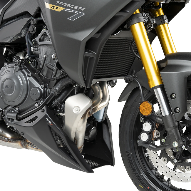 Puig Engine Spoiler for Yamaha Tracer 7 GT (2025–2026) – Matt black (am Motorrad)