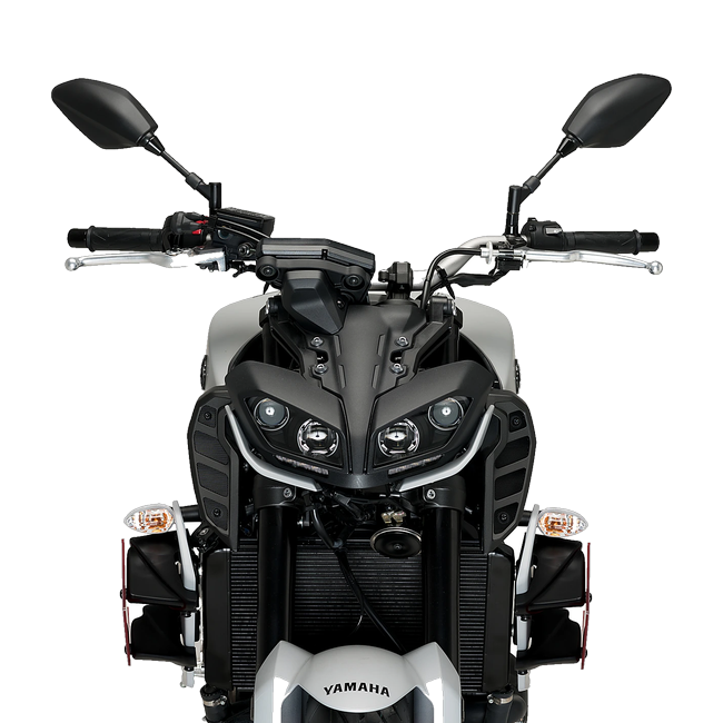 Puig Naked Side Spoilers for Yamaha MT-09 / SP (2017–2020) – Red (am Motorrad)