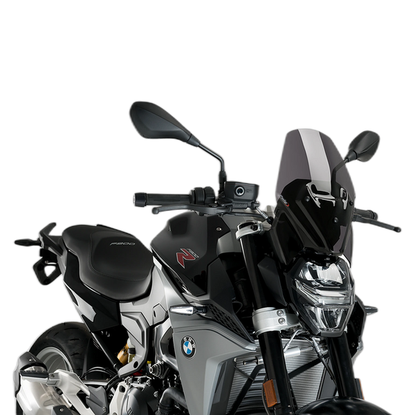 Puig New Generation Sport Windscreen for BMW F900R (2020–2026) – Dark Smoke (am Motorrad)