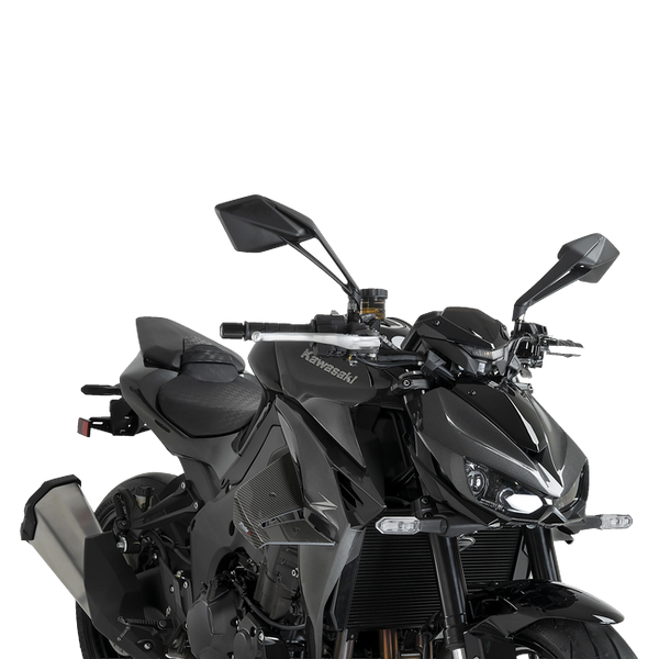 Puig D12 Aerodynamic Spoilers for Kawasaki Z1100 / SE (2026) – Carbon look (am Motorrad)