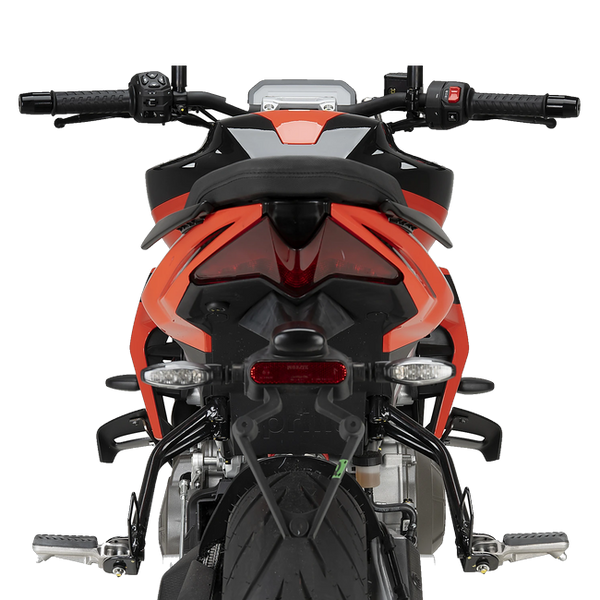 Puig D12 Winglets for Aprilia Tuono 457 (2025–2026) – Matt black (am Motorrad)