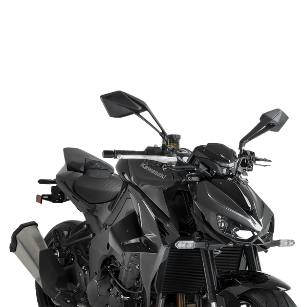 Puig D12 Aerodynamic Spoilers for Kawasaki Z1100 / SE (2026) – Matt black (am Motorrad)