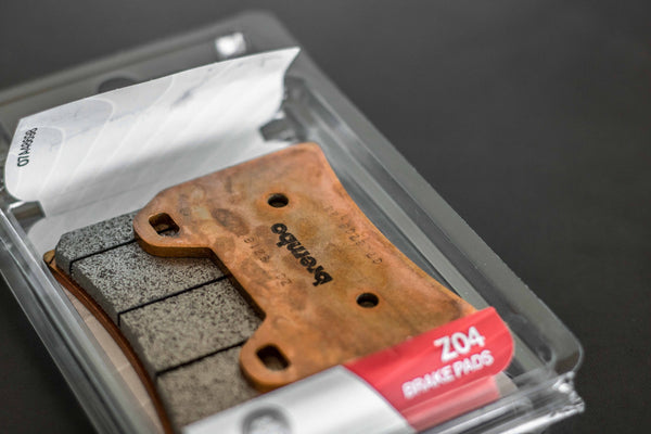 Brembo Z04 racing brake pads for P4 30/34 caliper, part 107670823