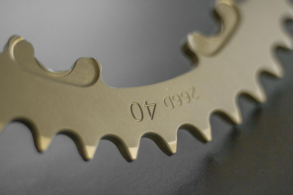 Sitta 266D hard-anodised aluminium rear sprocket for Ducati Panigale single-sided swingarm