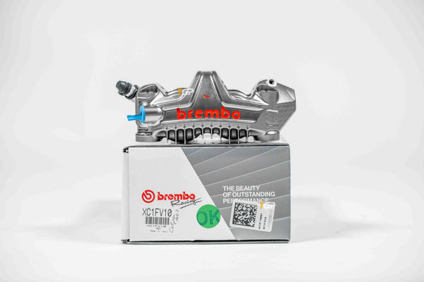 Brembo Racing Moto2 P4/34-38 Monoblock Brake Caliper Left 108mm XC1FV10 nickel finish