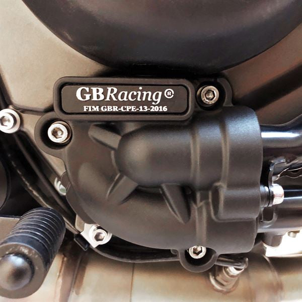 GBRacing water pump cover protector for Yamaha YZF-R7 2021–2026 in glass-fibre nylon