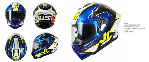 Just1 J-GPR full-face carbon helmet Lorenzo Baldassarri Replica gloss finish