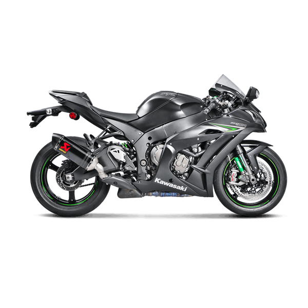 Akrapovic Slip-On Line carbon silencer on Kawasaki ZX-10R 2016-2020