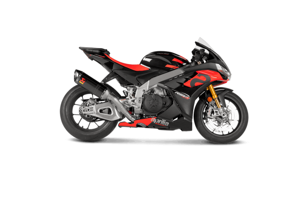 Akrapovic Evolution Line Carbon full exhaust system on Aprilia RSV4 1100 Factory