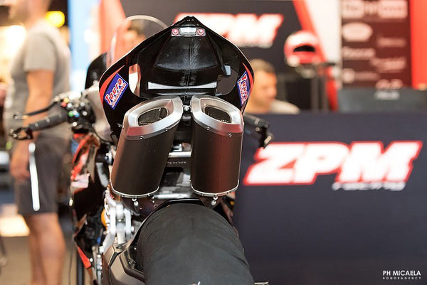 Spark Exhaust GDU8836 SSP titanium full exhaust system on Ducati Panigale V2 955