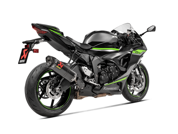 Akrapovic carbon exhaust bracket for Kawasaki ZX-6R 2023-2026 P-MBK10R2/2