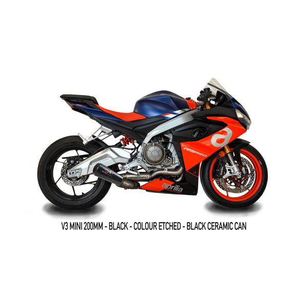 Austin Racing V3 Mini titanium full exhaust system on Aprilia RS 660
