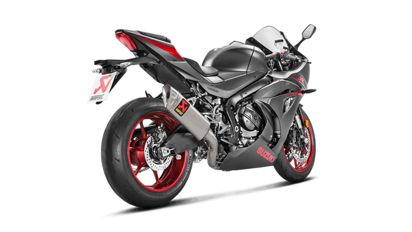 Akrapovic Evolution Line titanium full exhaust system on Suzuki GSX-R 1000 2017-2023