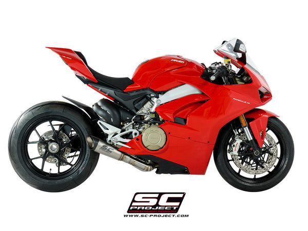 SC-Project S1 titanium semi-complete exhaust system for Ducati Panigale V4/S 2018-2020
