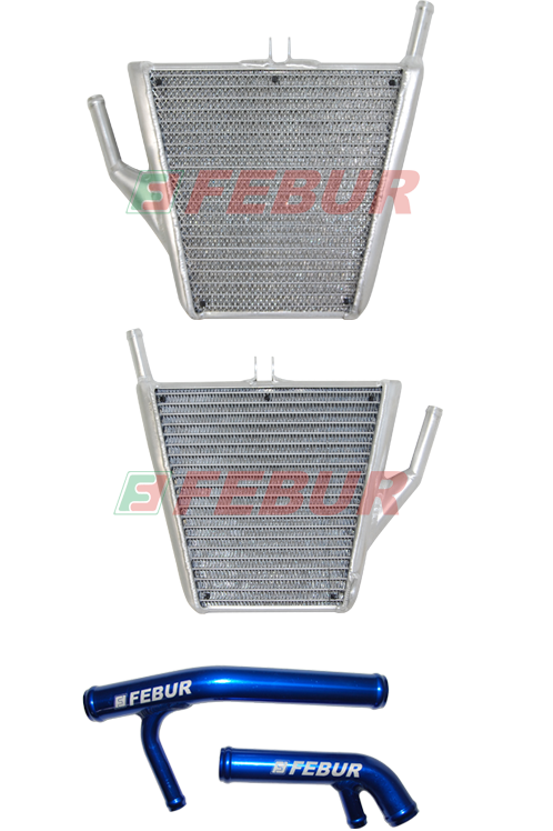 Febur FE922S supplementary water radiator kit for Yamaha YZF-R6 RJ15 2008-2016