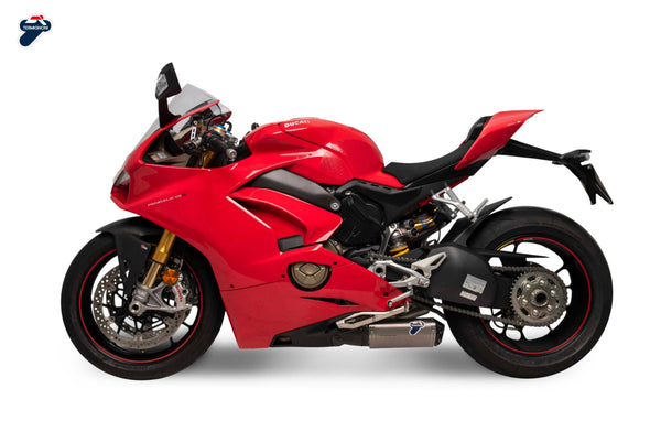 Termignoni slip-on silencer kit Ducati Panigale V4 titanium stainless D18409400ITA