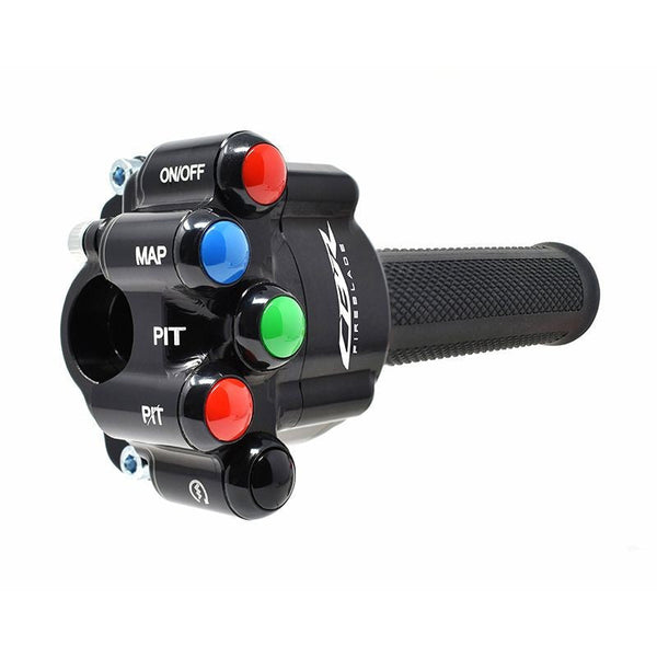 JetPrime JP ACC 027 CNC aluminium throttle grip housing black anodised Honda CBR 1000 RR-R SC82