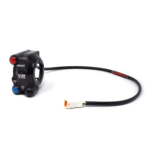 JetPrime JP ACC 006 aluminium throttle housing with handlebar switch for Ducati Panigale V2 955