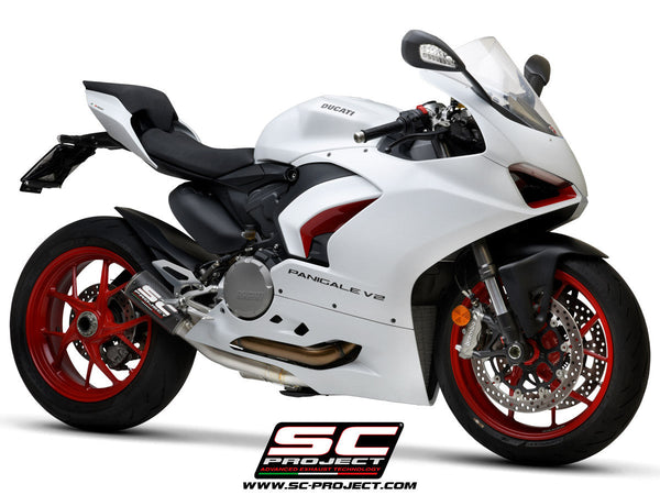 SC-Project CR-T carbon half system exhaust 2-1 for Ducati Panigale V2 955
