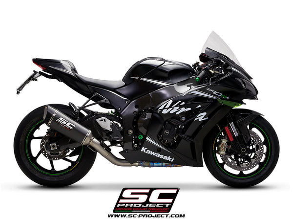 SC-Project SC1-R slip-on silencer for Kawasaki ZX-10 R/RR 2016-2020 carbon titanium K22A-DET91
