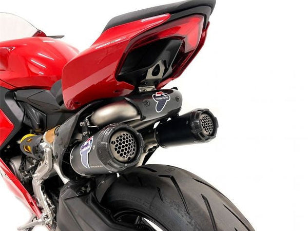 Termignoni SBK Replica stainless steel full exhaust system on Ducati Panigale V2 955