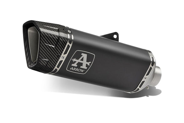 Arrow Pista slip-on silencer 71001PTN Titanium Dark with carbon end cap for Aprilia RSV4 1100 Factory