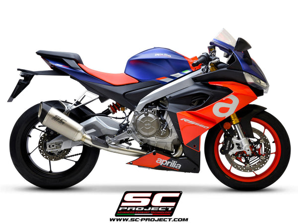 SC-Project SC1-R 2-1 stainless steel full exhaust system for Aprilia RS 660